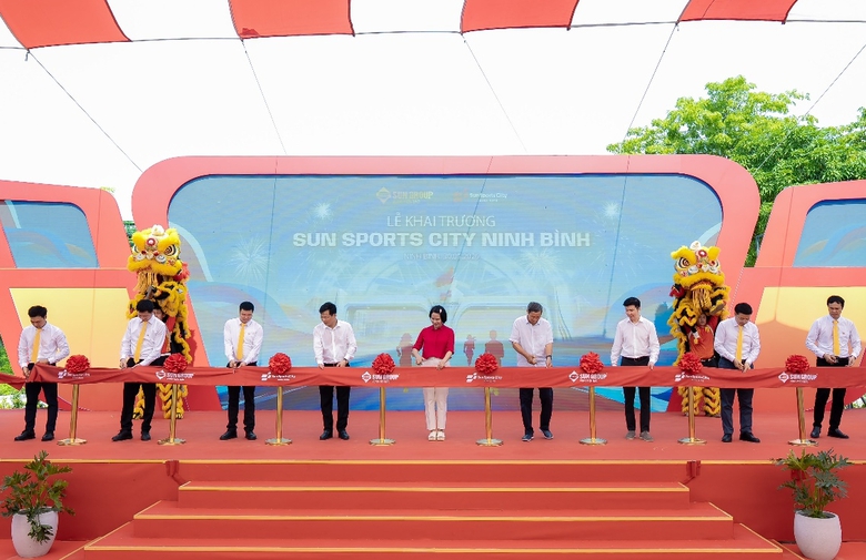 Ninh Bình: Khai trương công viên thể thao đa năng do Sun Group đầu tư- Ảnh 1.