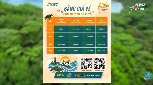 Les inscriptions sont désormais ouvertes pour la course de trail « Con Dao Will » 2026 - Photo 1. Mở cổng đăng ký giải chạy trail