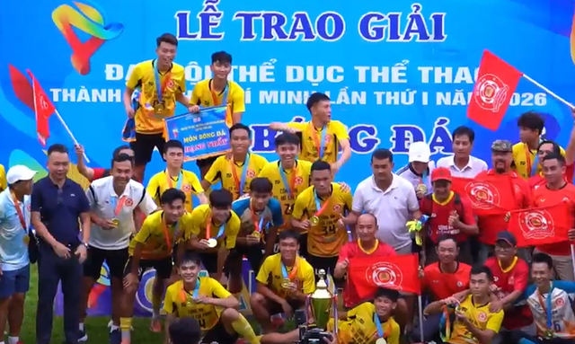 Công an TP. Hồ Chí Minh vô địch bóng đá Đại hội TDTT TP. Hồ Chí Minh - Ảnh 2.