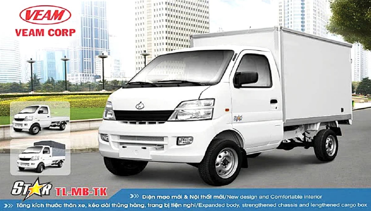 Changan là dòng xe tải nhẹ có tải trọng từ 750 - 950 kg tùy chủng loại. Ảnh: VEAM.