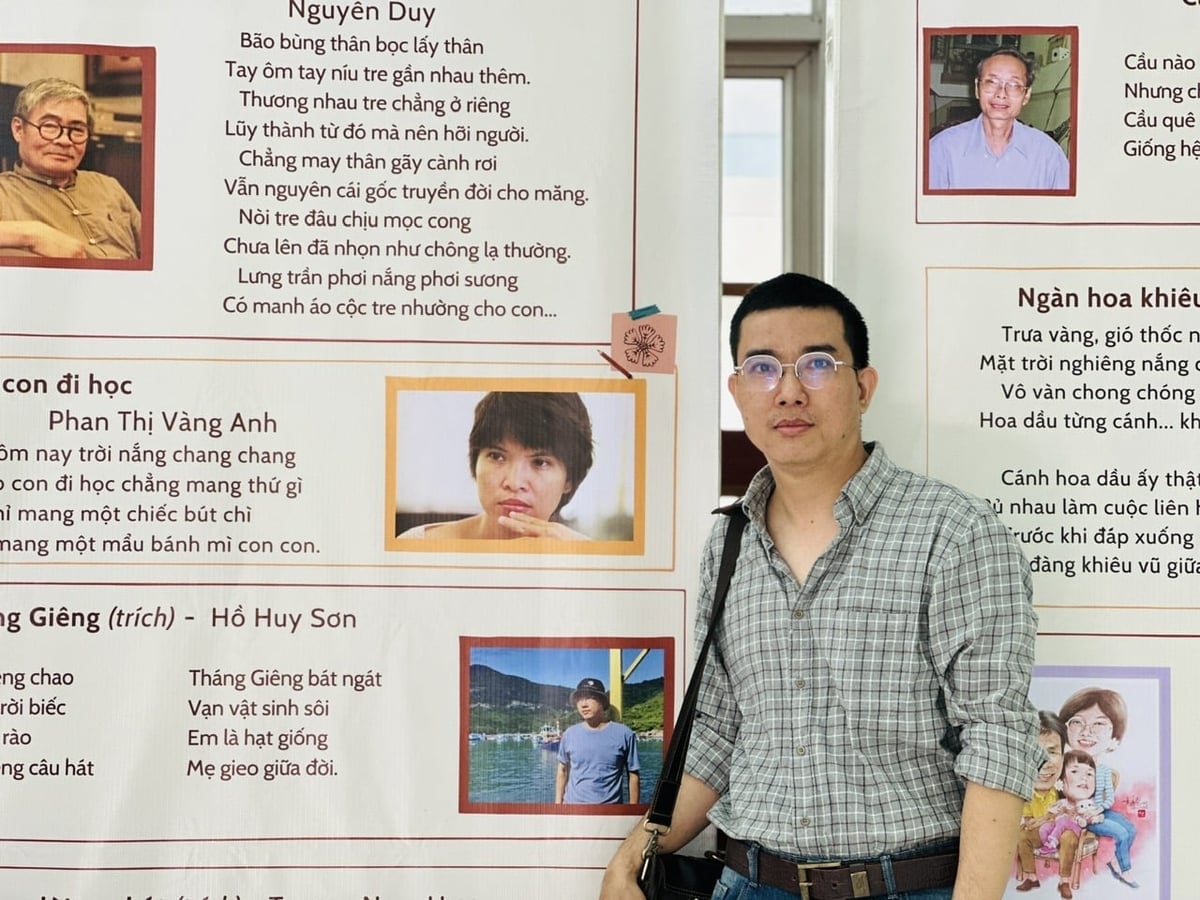 Nhà thơ Hồ Huy Sơn. Ảnh: NVCC.