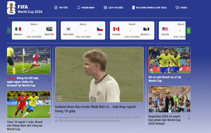 Tuổi Trẻ Online ra mắt chuyên trang World Cup 2026 - Ảnh 1.