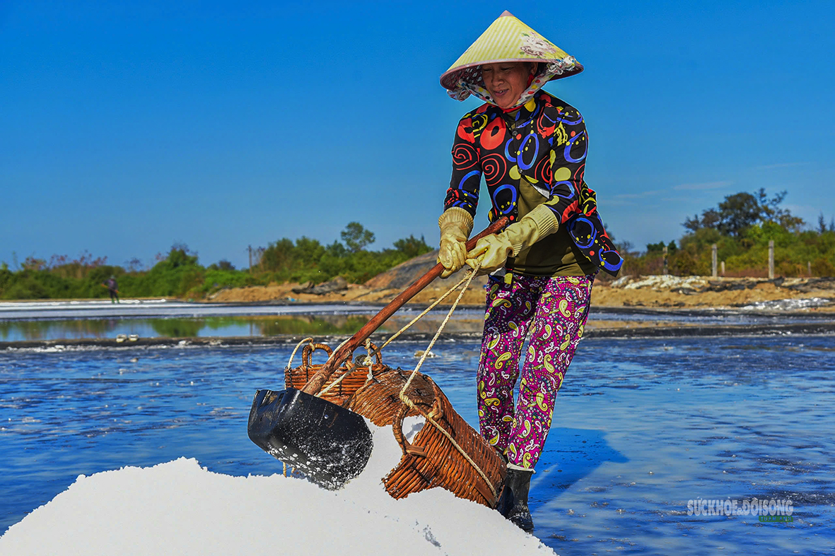 The beauty of the Can Gio salt fields - Photo 5. Nét đẹp trên cánh đồng muối Cần Giờ- Ảnh 5.