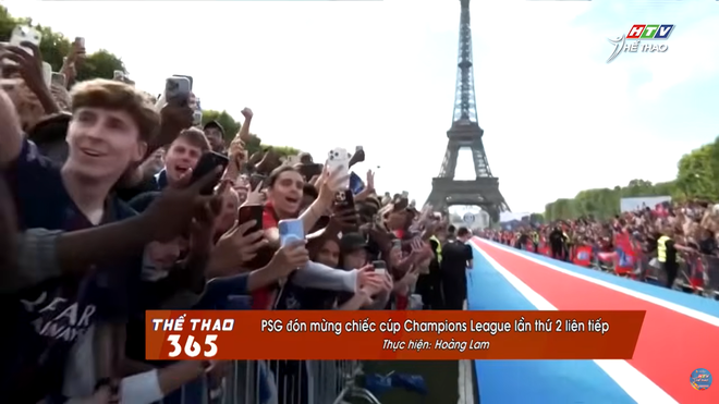 PSG oslavuje zisk druhé trofeje Ligy mistrů v řadě - Foto 2. PSG đón mừng chiếc cúp Champions League lần thứ 2 liên tiếp- Ảnh 2.