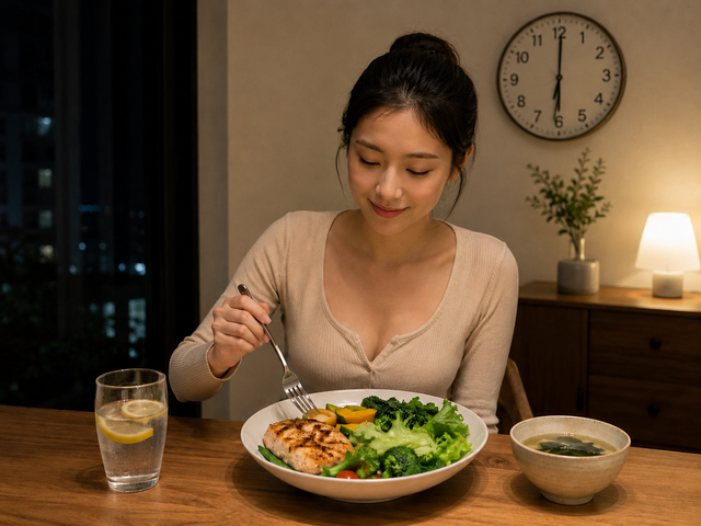 Hjälper tidig middag dig att gå ner i vikt snabbare? - Bild 1 Ăn tối sớm có giúp giảm cân nhanh hơn?- Ảnh 1.