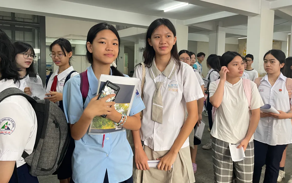 Thí sinh dự thi vào Trường Phổ thông Năng khiếu năm học 2026-2027 (Ảnh: Hoàng Hường)