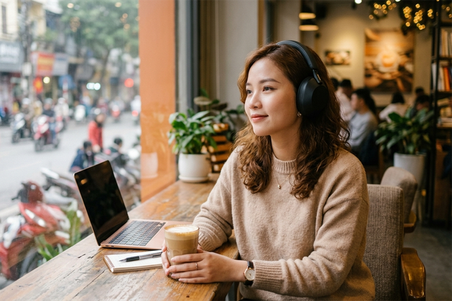 Nguy cơ tiềm ẩn từ tai nghe chống ồn - Ảnh 1.
