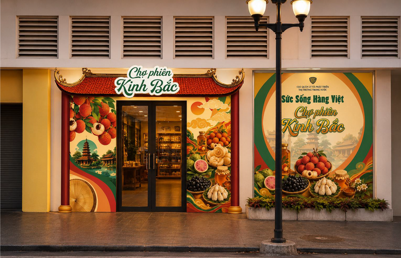 "Kinh Bac Market" in Hanoi
