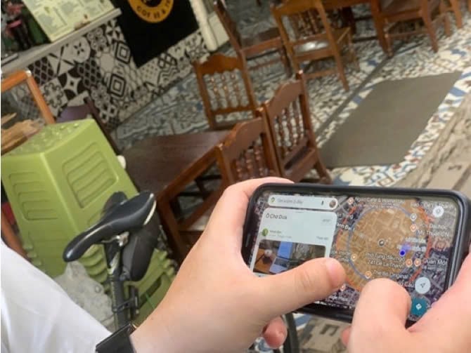 Ứng dụng Google Maps trong khoanh vùng và đánh giá sơ bộ xu hướng ổ dịch sốt xuất huyết tại Hà Nội. Ảnh: SYT.