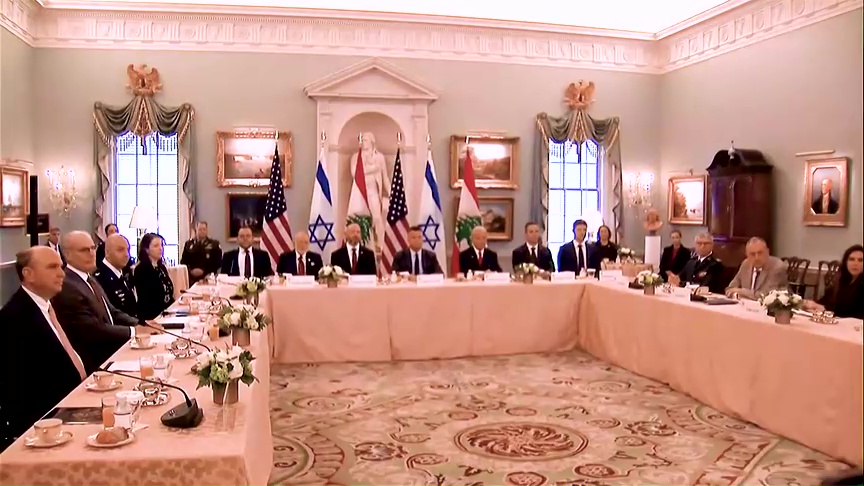 Israel-Liban tiến hành vòng đối thoại thứ 4 - Ảnh 2.