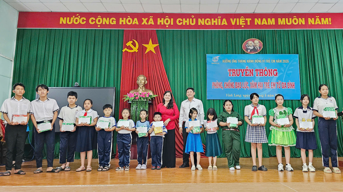 Vĩnh Long: Xây dựng “lá chắn” bảo vệ trẻ em từ mỗi gia đình- Ảnh 1.