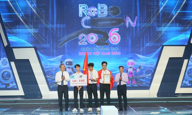 Đội LH-FOF: 'Sẽ đến với ABU Robocon 2026 bằng khát vọng vô địch!' - Ảnh 2.