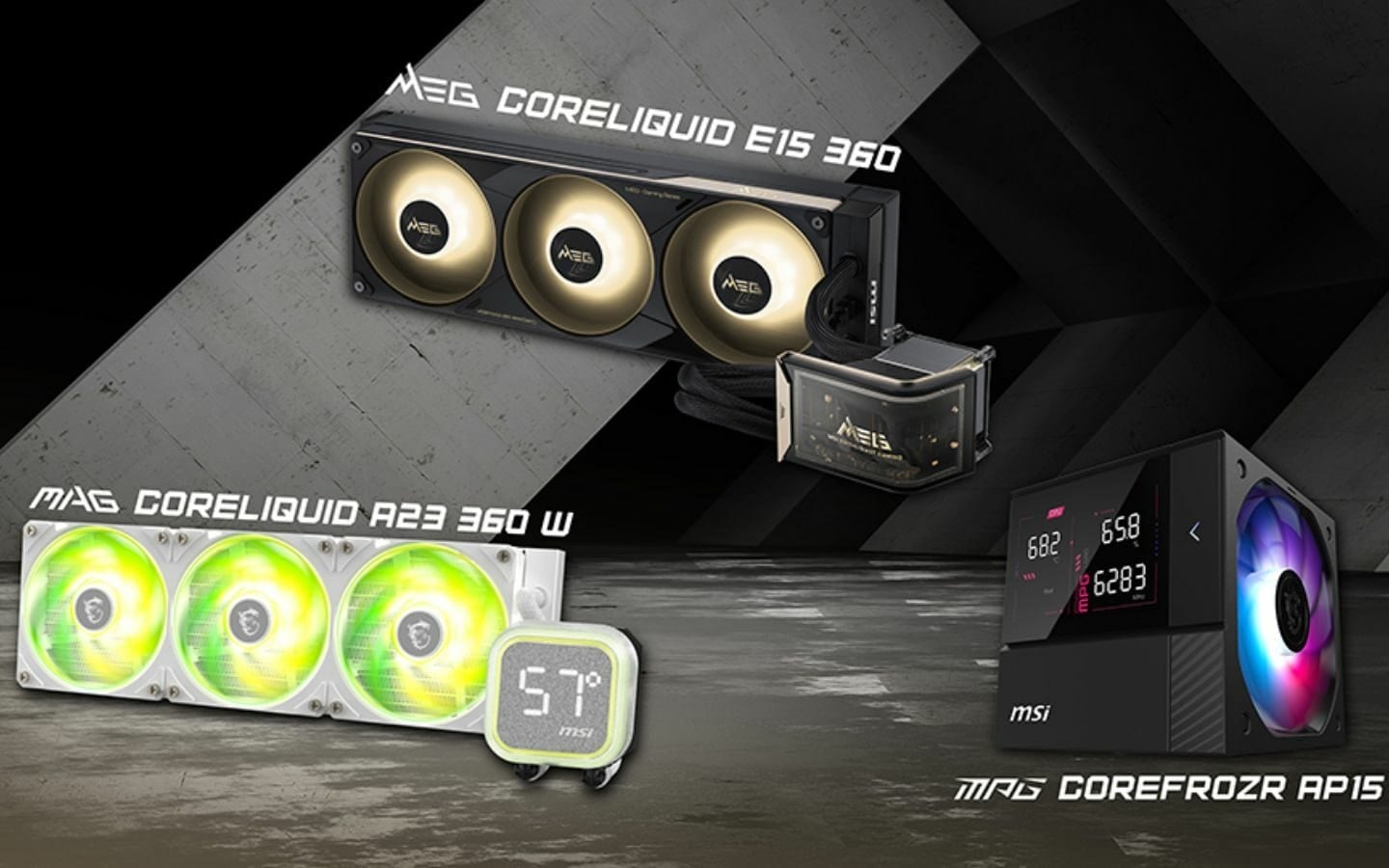 L'écosystème de refroidissement MSI 2026 se distingue par son écran intelligent et son design moderne.
