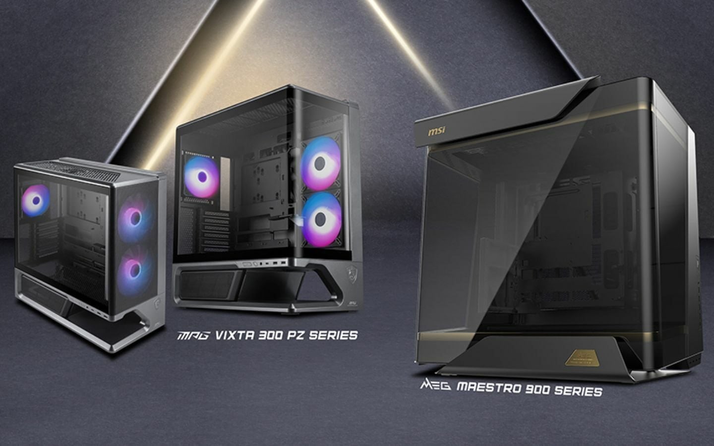 MSI présente une nouvelle génération de boîtiers dotés d'une conception flexible et de capacités de refroidissement optimisées.