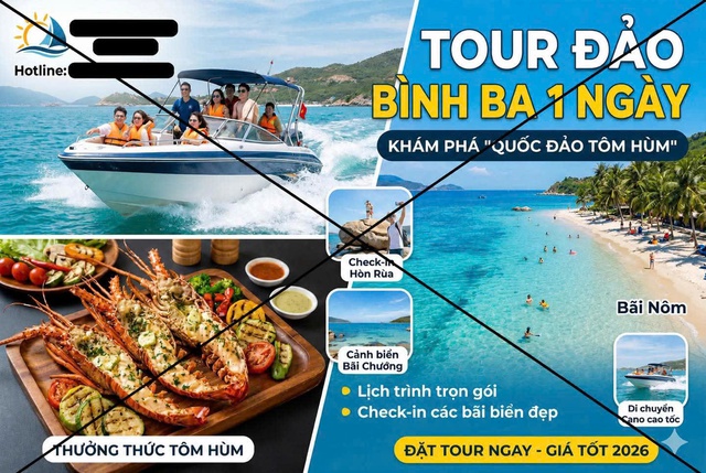 Khánh Hòa cấm tour du lịch đến đảo Bình Ba, Bình Hưng- Ảnh 1.