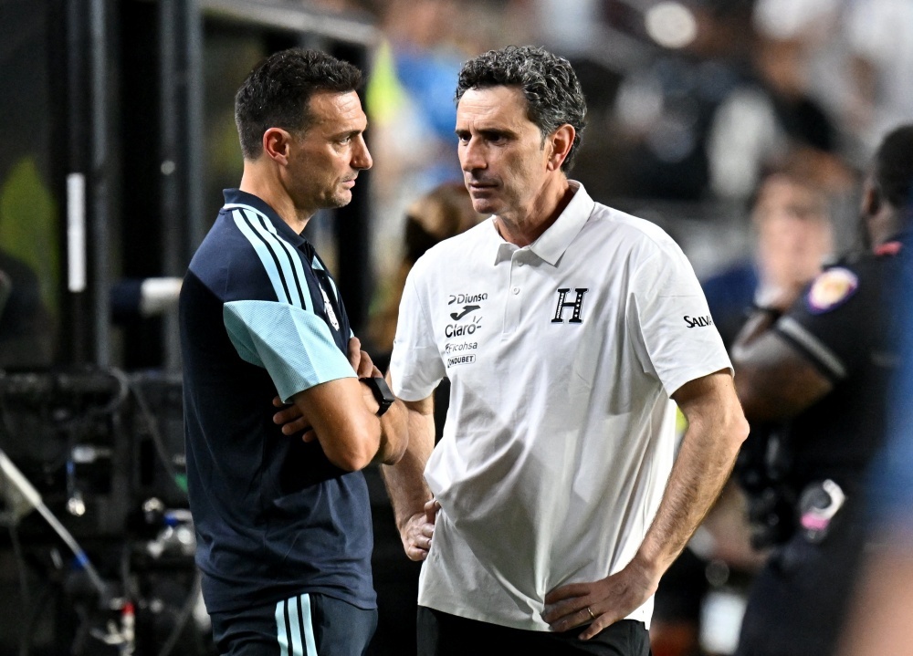 Gunfire erupts in the city where the England and Argentina national teams are stationed.