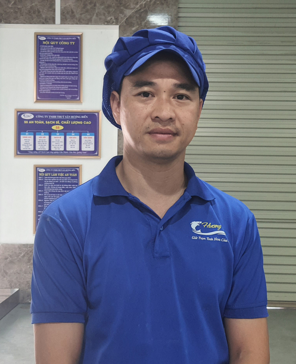 Mr. Tran Van Cung กรรมการ Huong Bien Co., Ltd., Cam Thinh Industrial Cluster, Cua Ong Ward