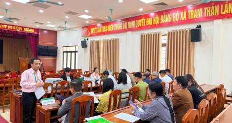 Network restructuring at Phu Ninh Social Policy Bank: Outstanding loans ...
