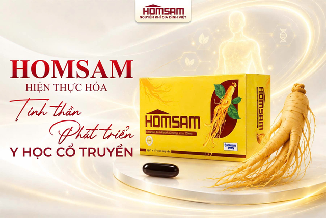 Homsam, nhân sâm đăng ký dạng thuốc- Ảnh 1.