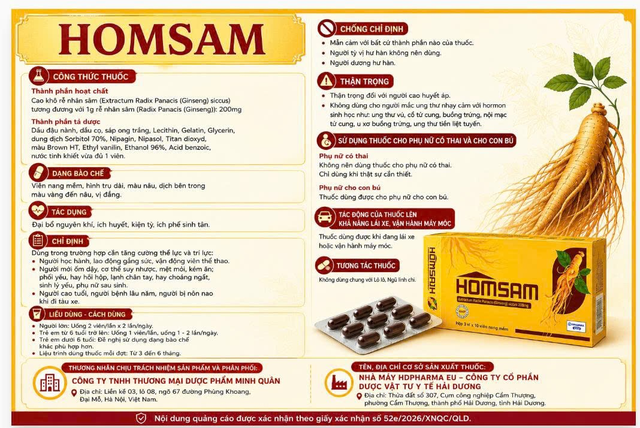 Homsam, nhân sâm đăng ký dạng thuốc- Ảnh 5.
