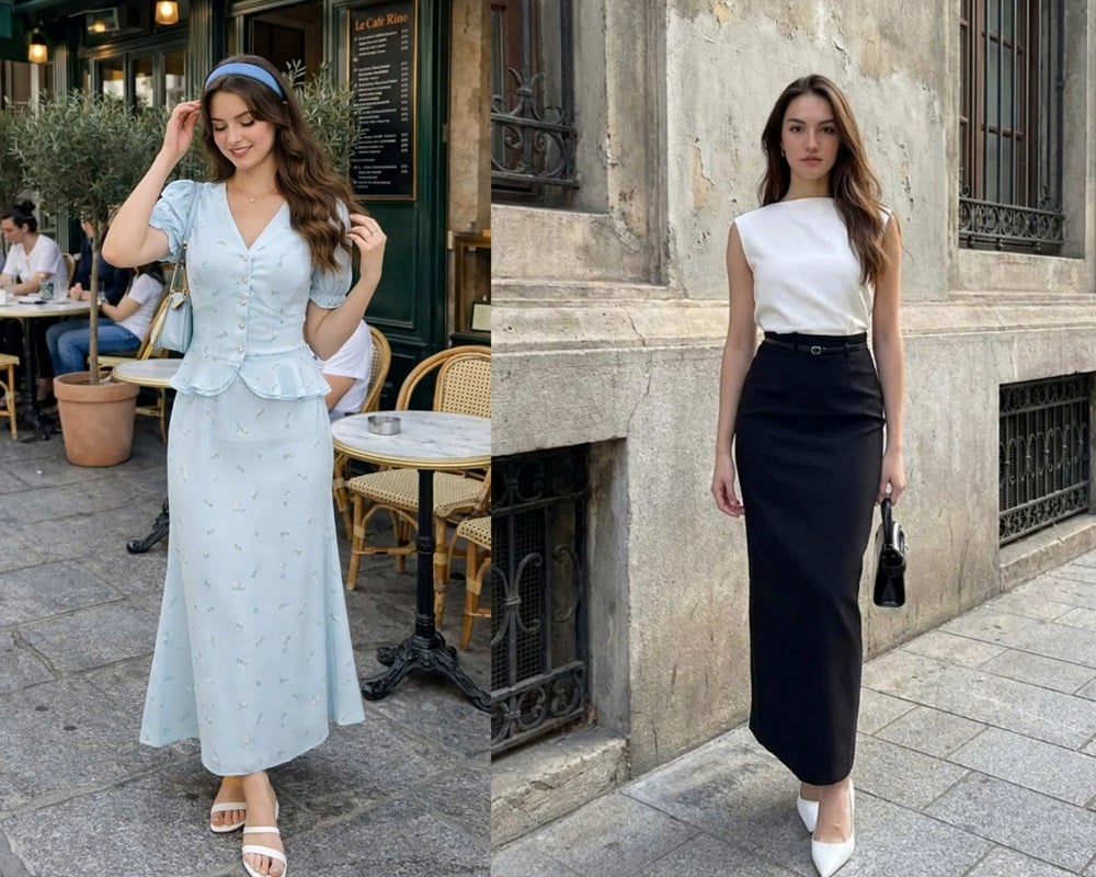 Elevate your office fashion with 5 ways to style a midi skirt - image 2