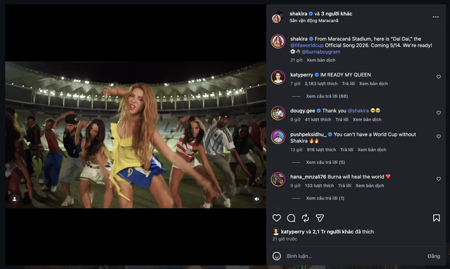 Shakira hát nhạc World Cup 2026 - Ảnh 1.