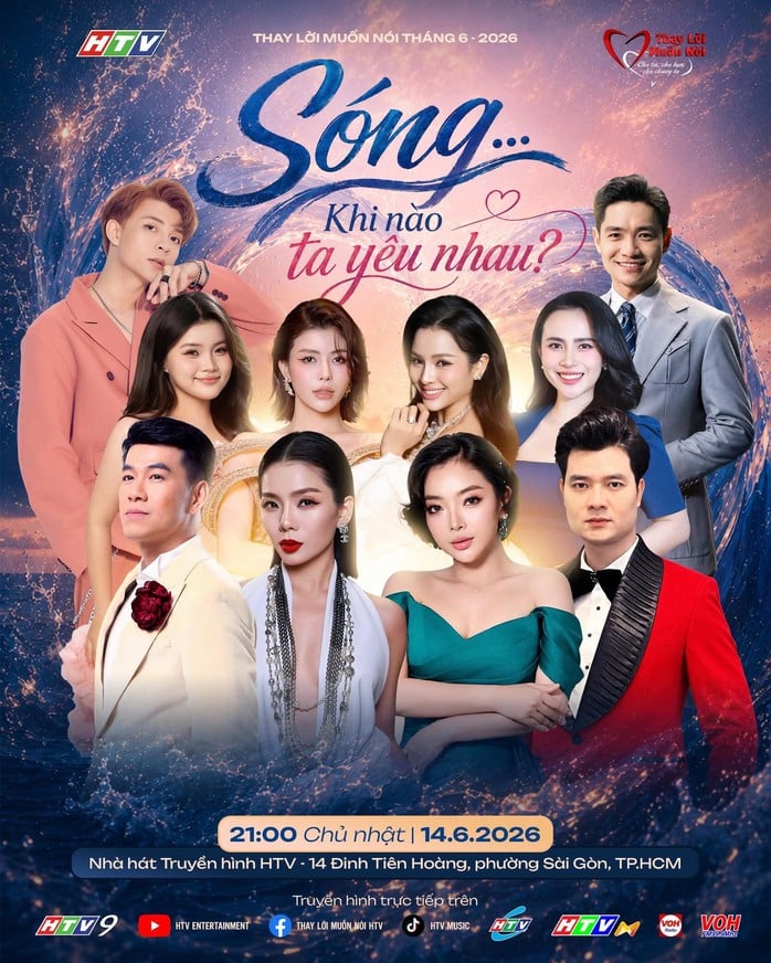 Phương Anh, Lệ Quyên, Hồ Trung Dũng hội ngộ tại HTV với đêm nhạc
