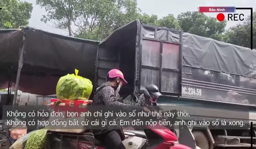 Chợ tự phát gần 2ha ở Bắc Ninh thu phí tiểu thương không hóa đơn - Ảnh 6.