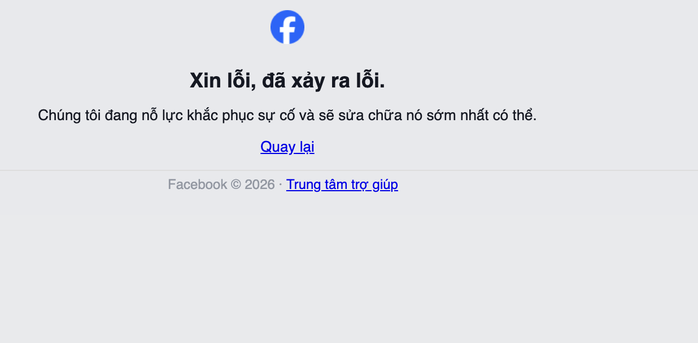 Facebook, Messenger, Instagram bất ngờ bị sập - Ảnh 1.
