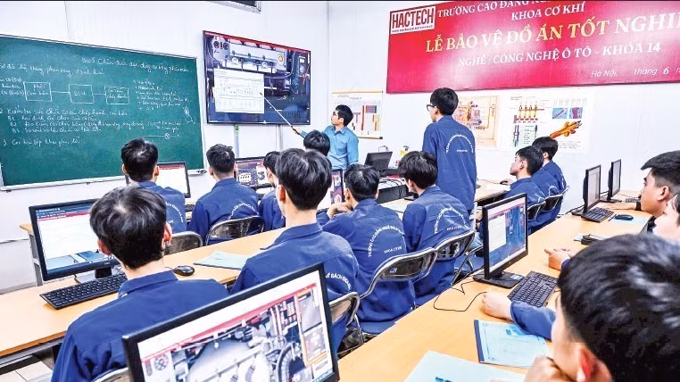 Dank der neuen Regelung können Schüler ihre Lernerfolge stufenweise erzielen. (Foto: THANH DAT)