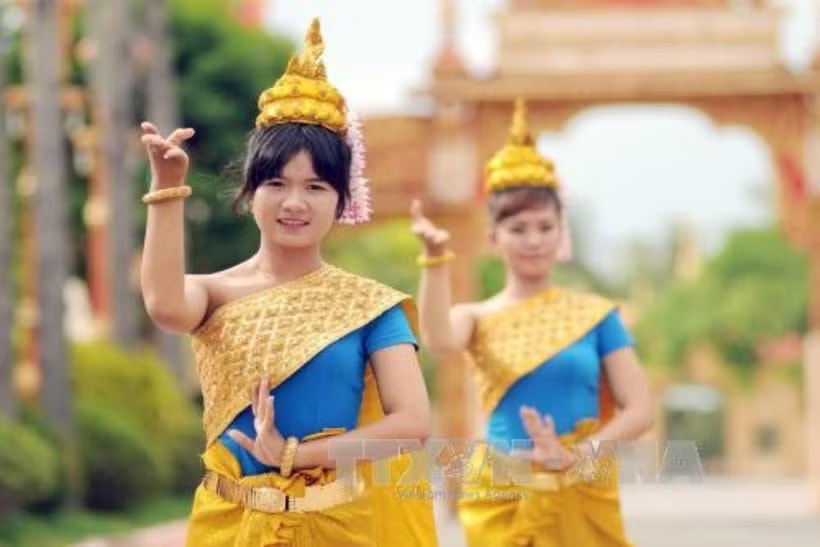 Den unike Apsara-dansekunsten til Khmer-folket.
