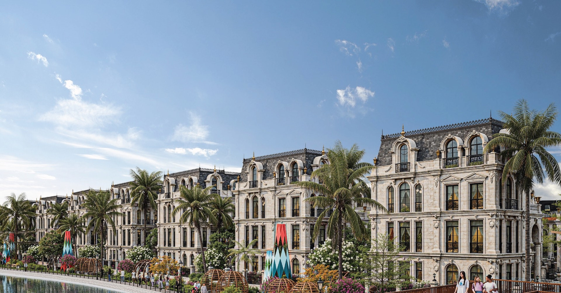 Aan de Cua Luc-baai staat een luxe, stedelijke wijk aan zee op het punt te ontstaan.