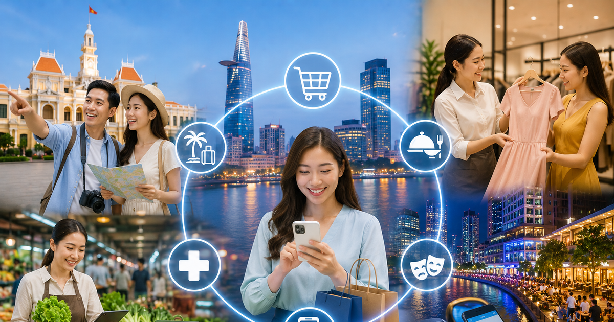 Ho Chi Minh-stad: Bouwen aan een modern ecosysteem voor consumenten en dienstverlening.