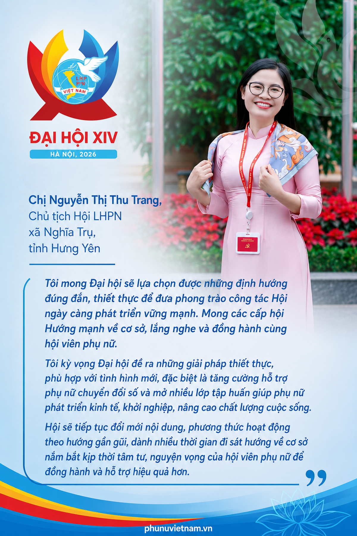 Phụ nữ Hưng Yên kỳ vọng Đại hội XIV mở rộng cơ hội phát triển cho phụ nữ - Ảnh 5.