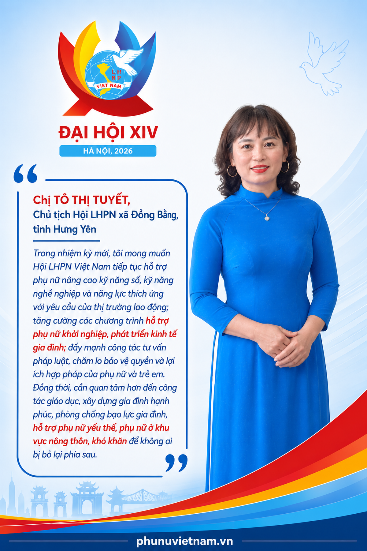 Phụ nữ Hưng Yên kỳ vọng Đại hội XIV mở rộng cơ hội phát triển cho phụ nữ - Ảnh 6.