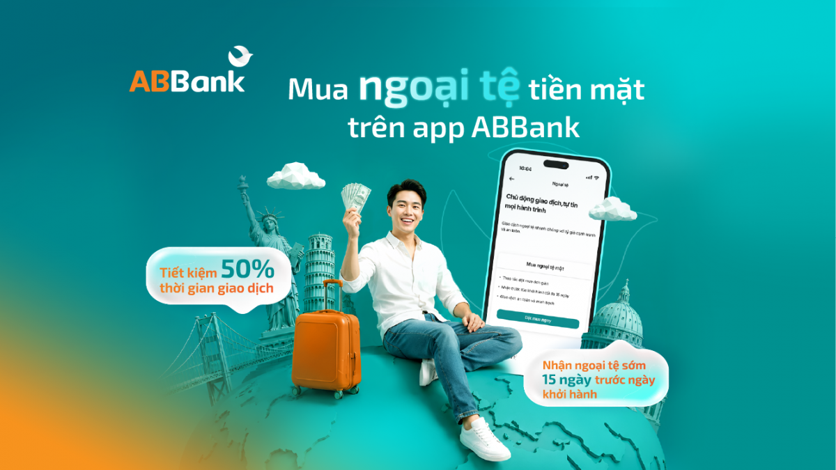 Mua USD đi du lịch: chỉ cần vào App ABBank