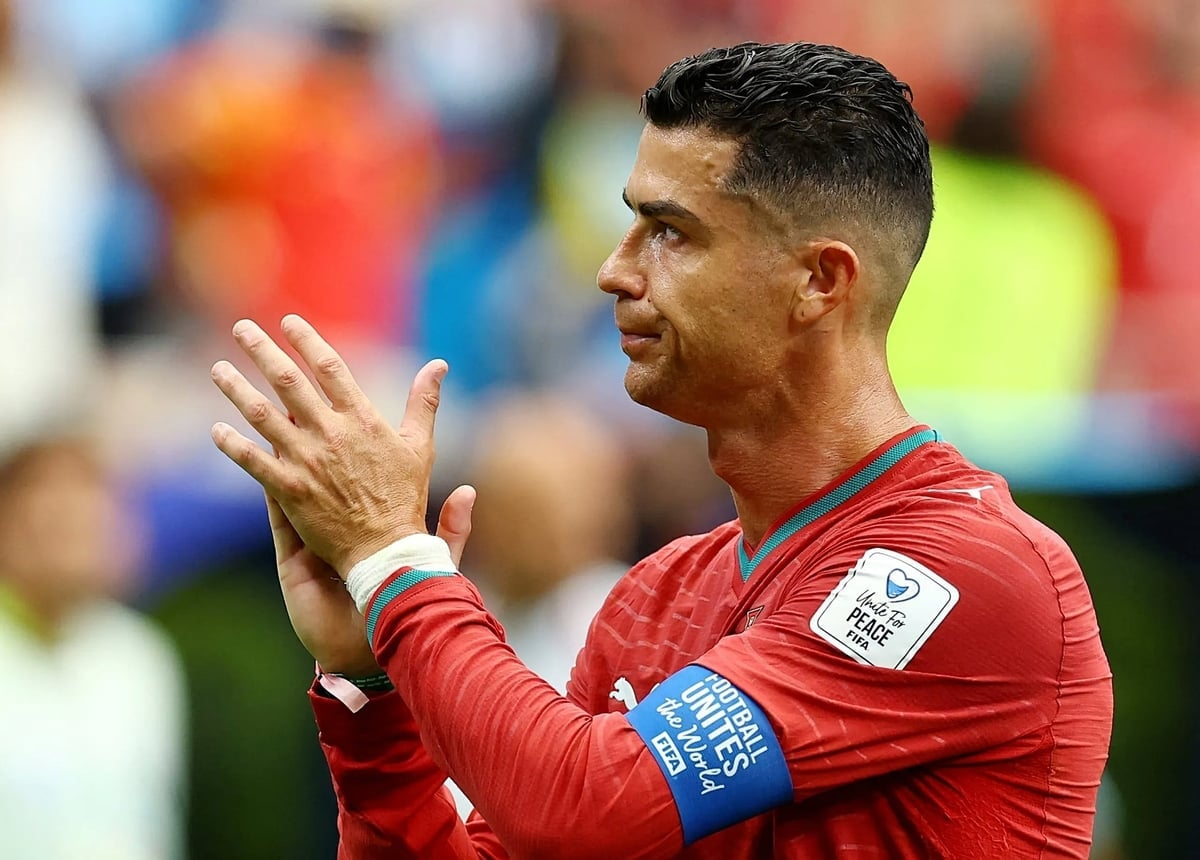 Ronaldo có 10 trận liền tịt ngòi ở các giải lớn. Ảnh: FIFA.