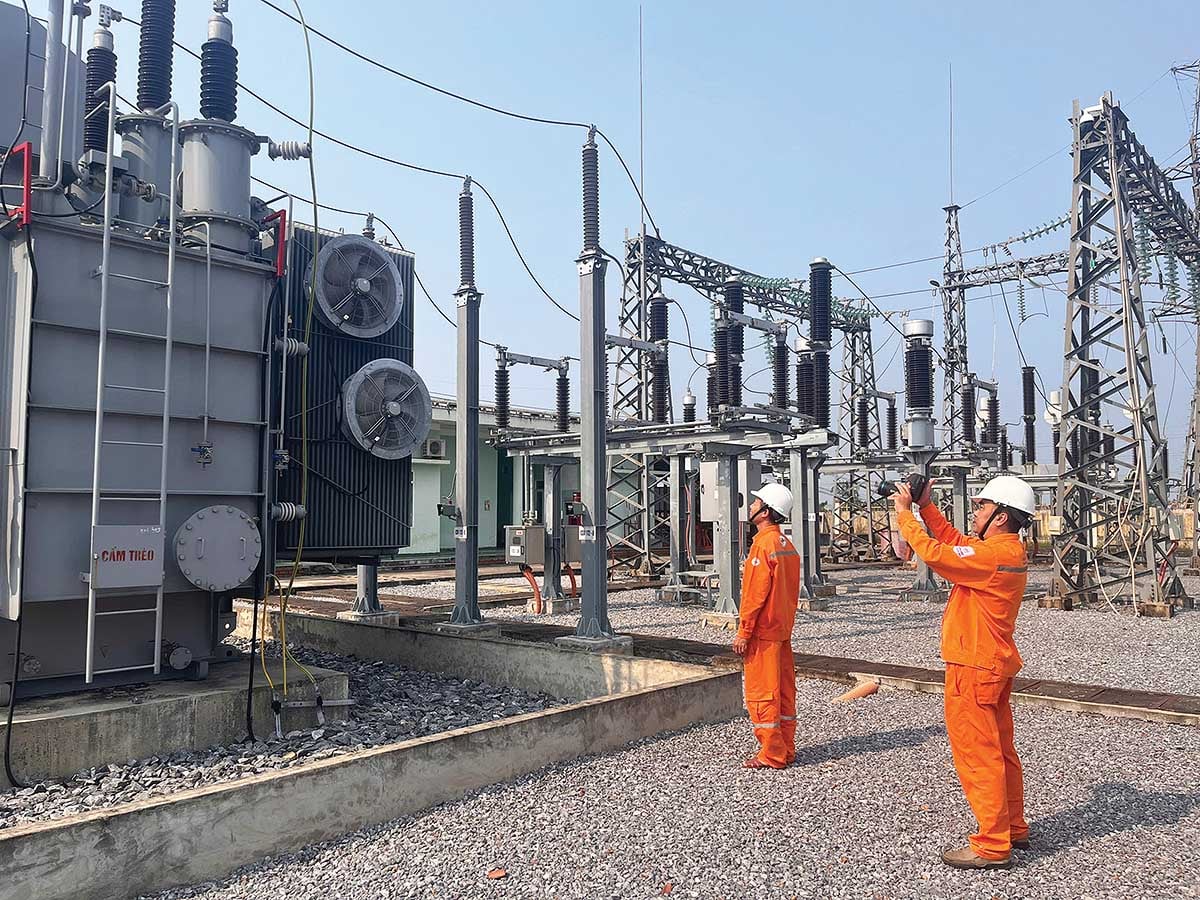 De provincie Quang Tri verzoekt EVN om de uitvoering en verbetering van verbindingsprojecten in de provincie te versterken (Foto: P.V.)