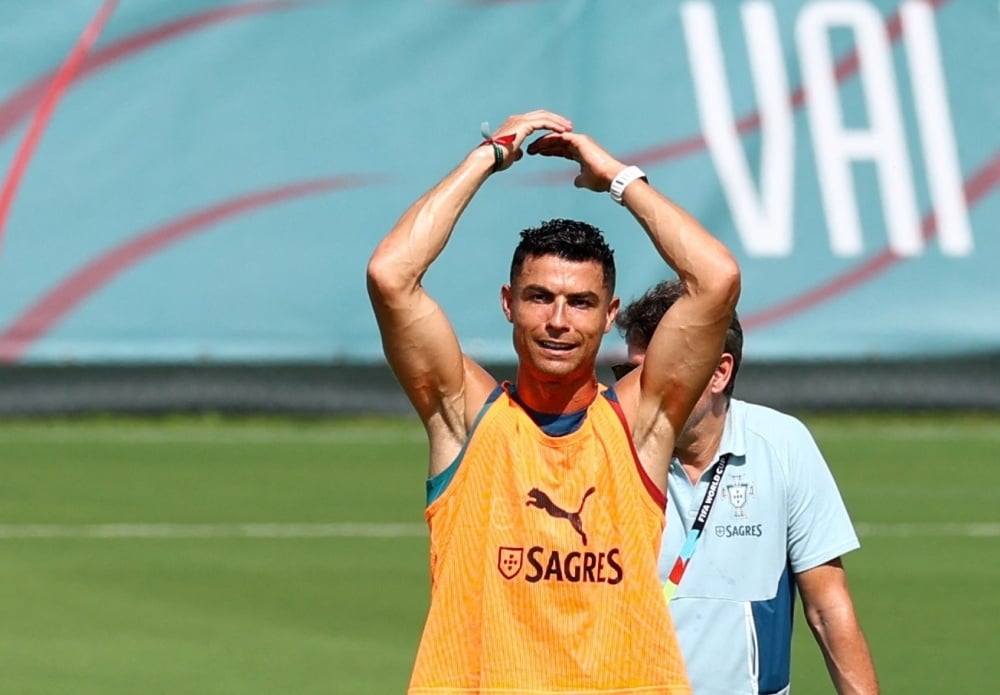 Ronaldo's message to reporters during the latest training session.