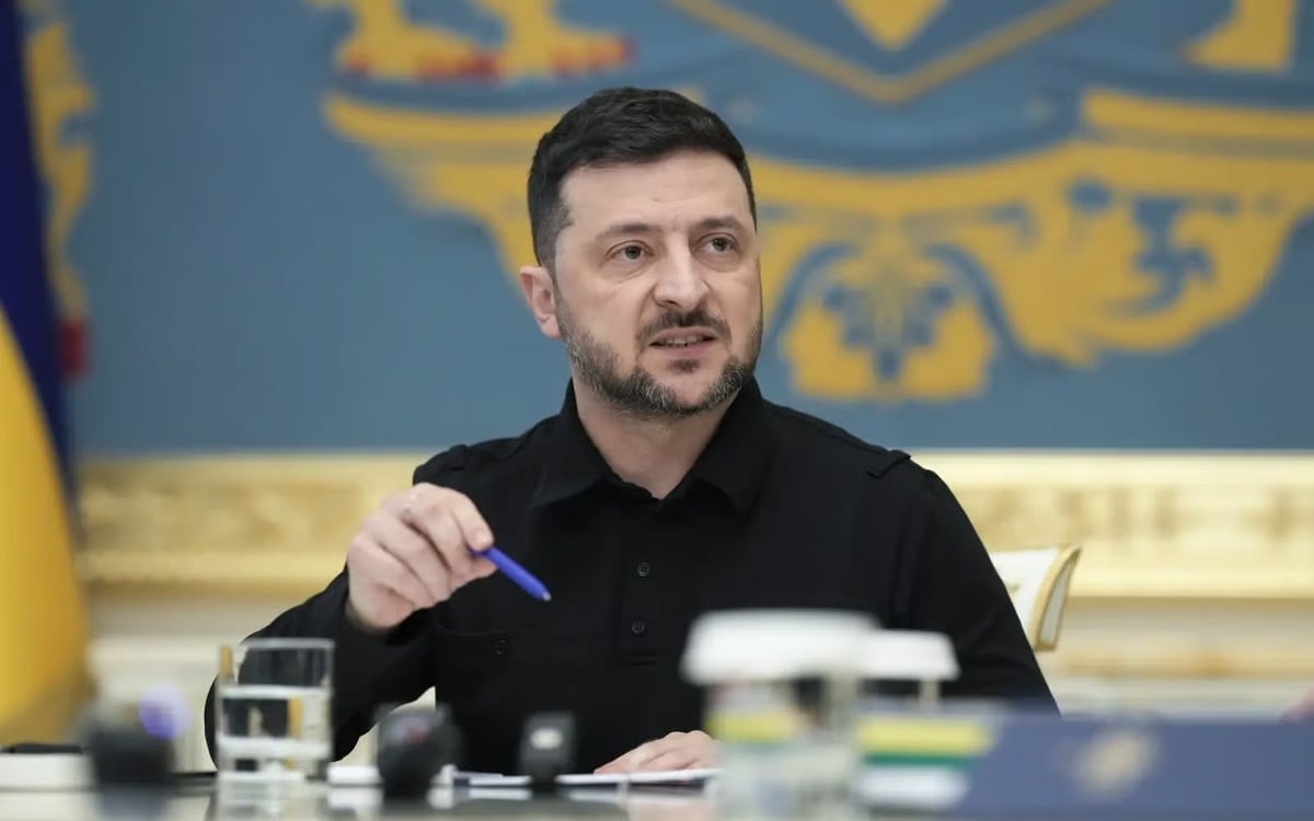 Tổng thống Ukraine Volodymyr Zelensky. Ảnh: EPA.