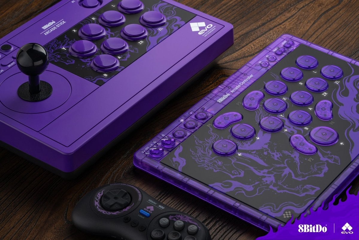 8BitDoが、格闘ゲームプレイヤー向けに特化したアクセサリー、限定版