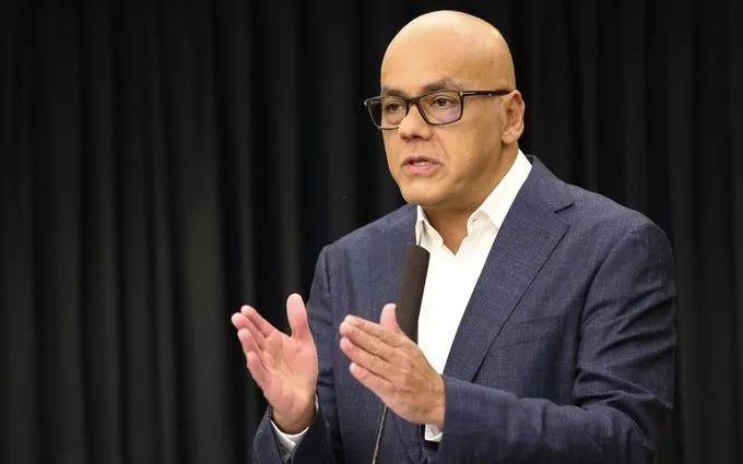 Chủ tịch Quốc hội Venezuela Jorge Rodriguez (Ảnh: Prensa Latina)