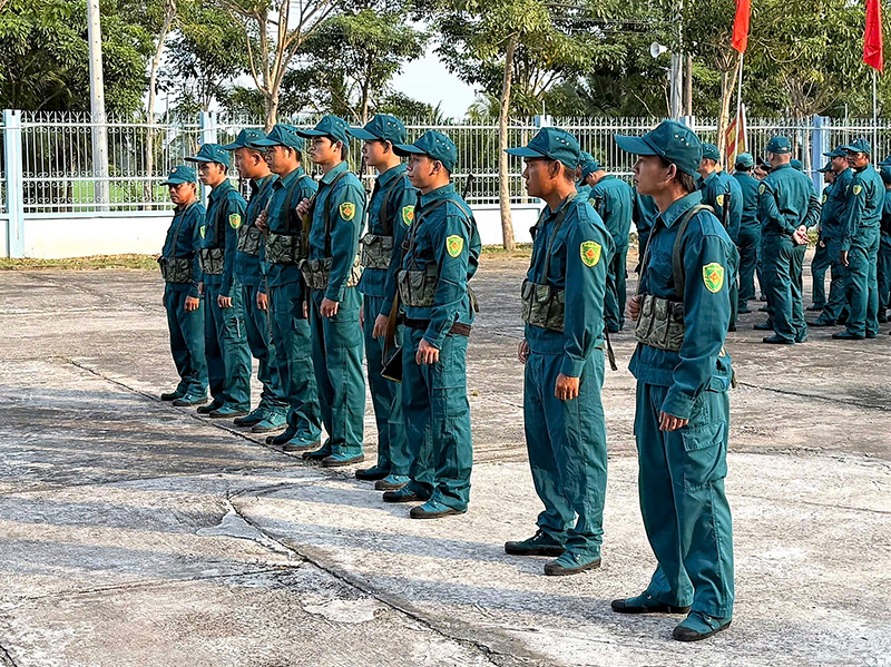 Leiders voeren militaire en nationale defensietaken effectief uit.
