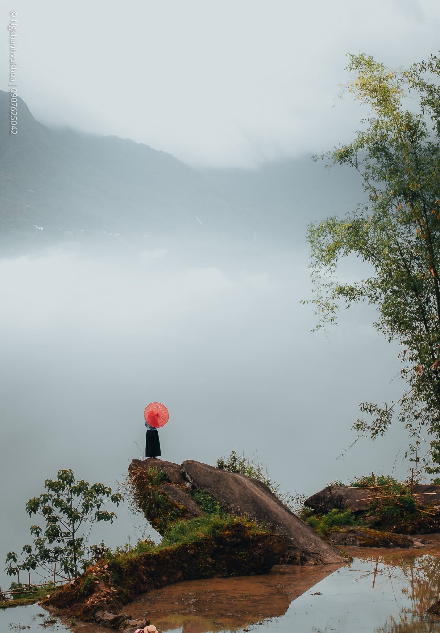 Gallery - Silently admiring Y Tý during the rainy season. - image 1