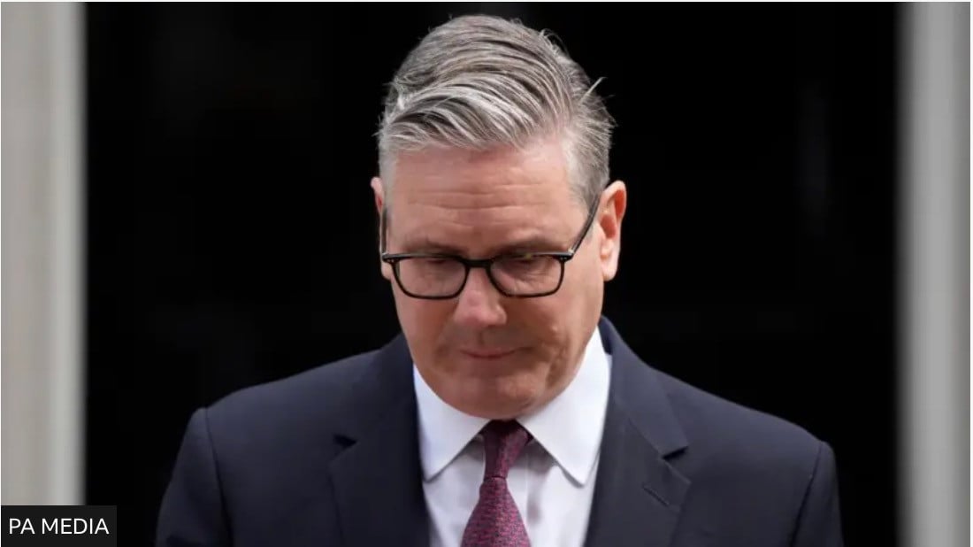 Ông Keir Starmer tuyên bố từ chức Thủ tướng Anh. Ảnh: PA Media