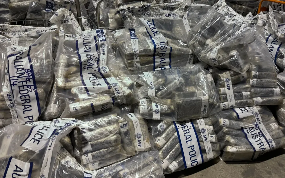 Số cocaine bị cảnh sát thu giữ tại Sydney. (Ảnh: AP)