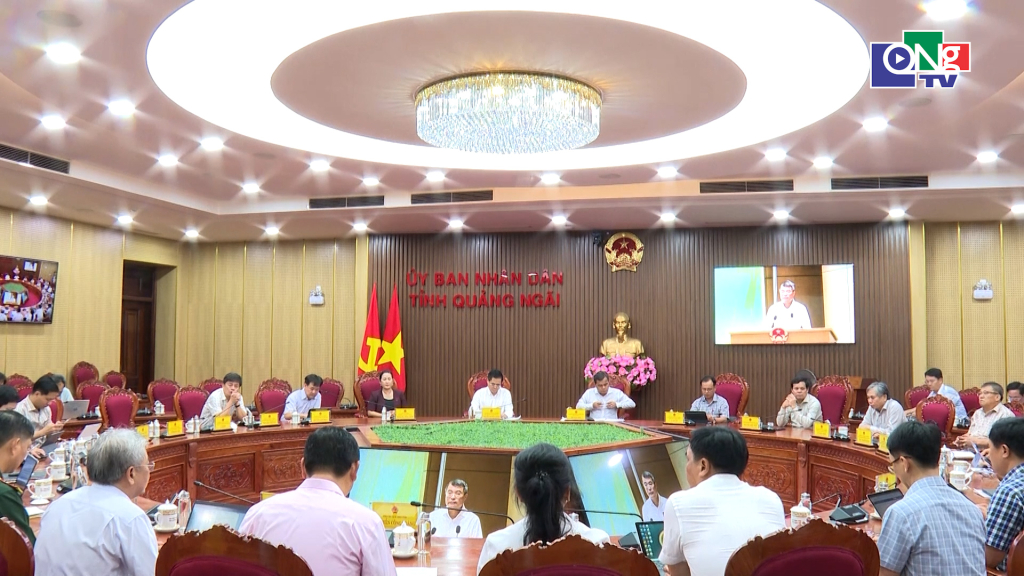 Quang cảnh điểm cầu Quảng Ngãi.