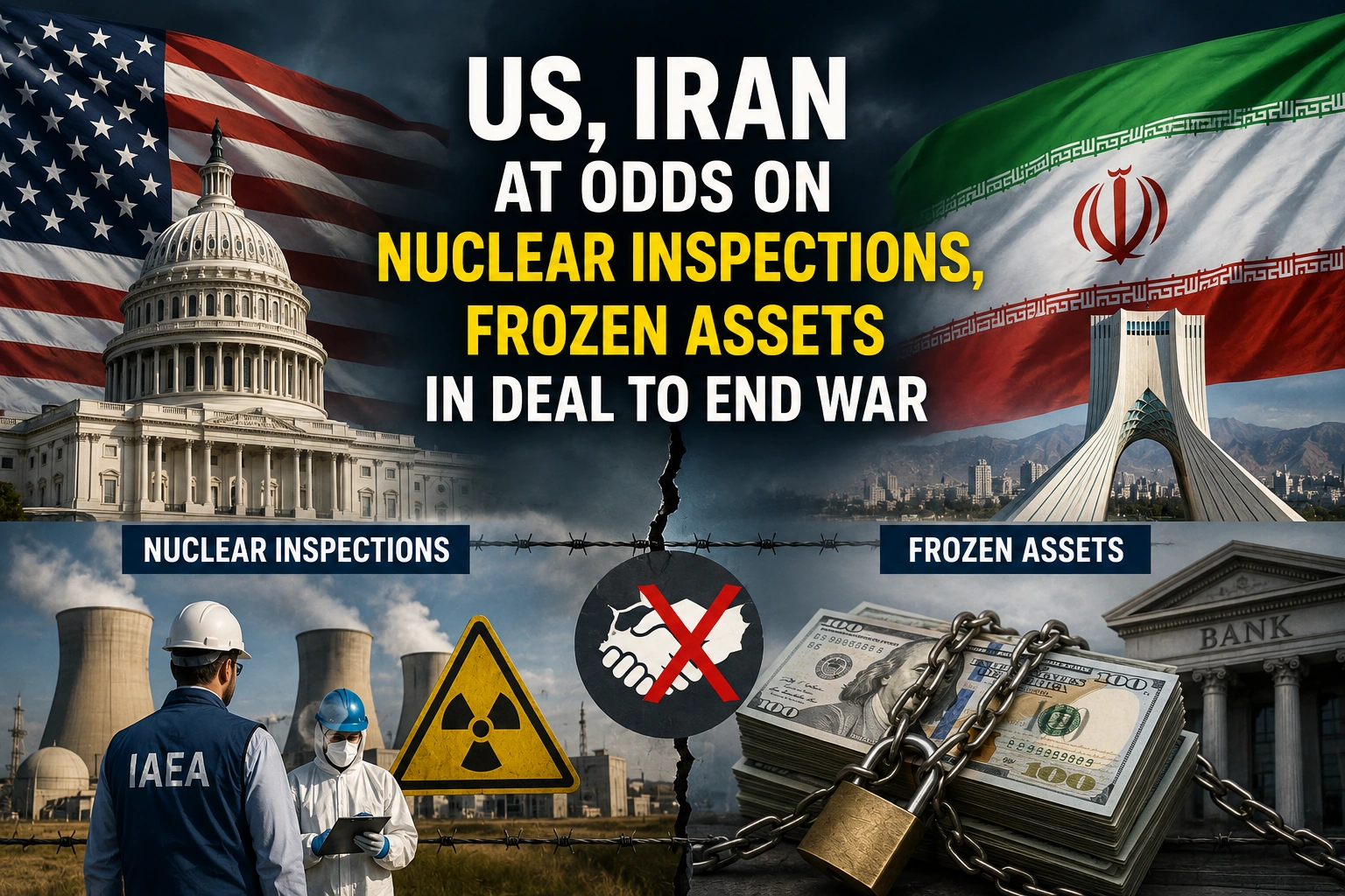 Les États-Unis et l'Iran sont en désaccord sur des points essentiels.