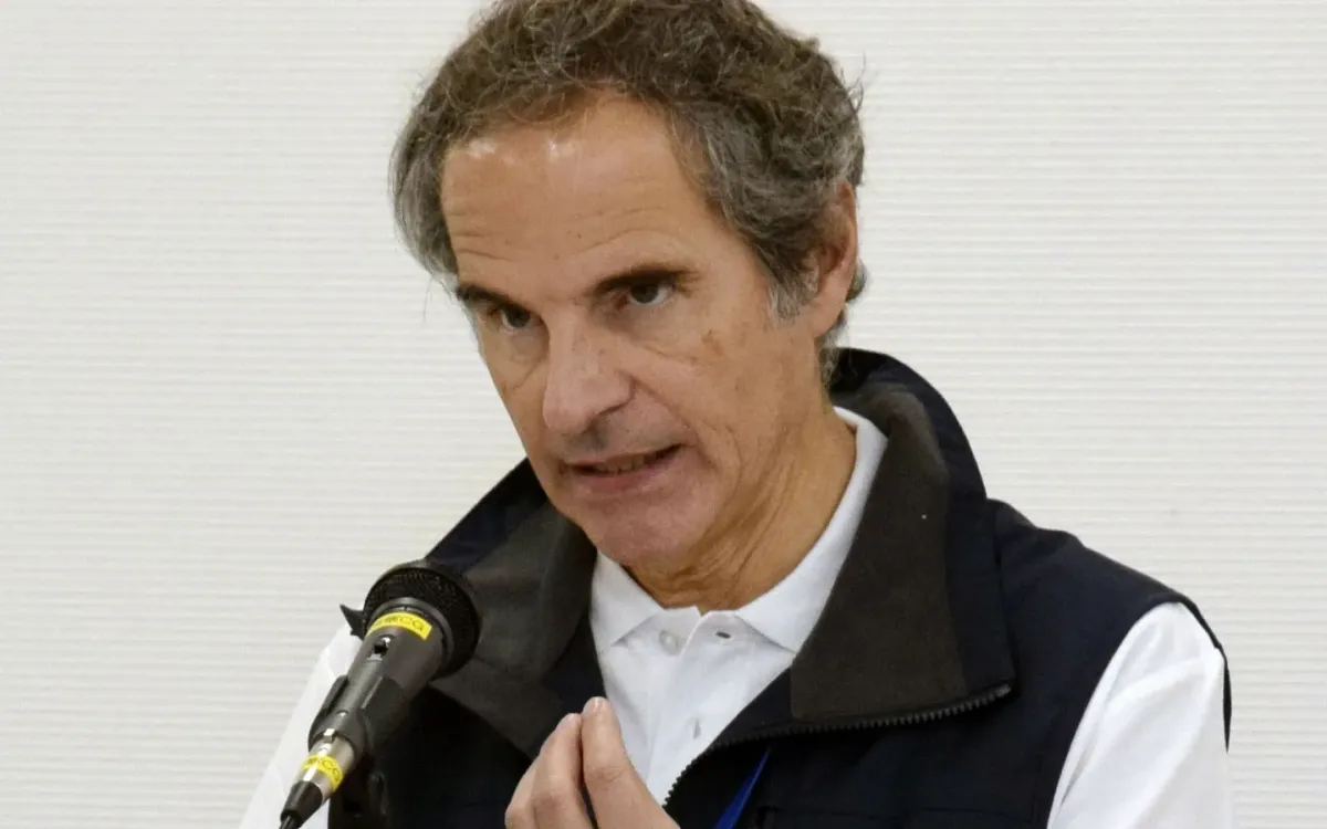 Tổng Giám đốc IAEA Rafael Grossi (Ảnh: Kyodo)
