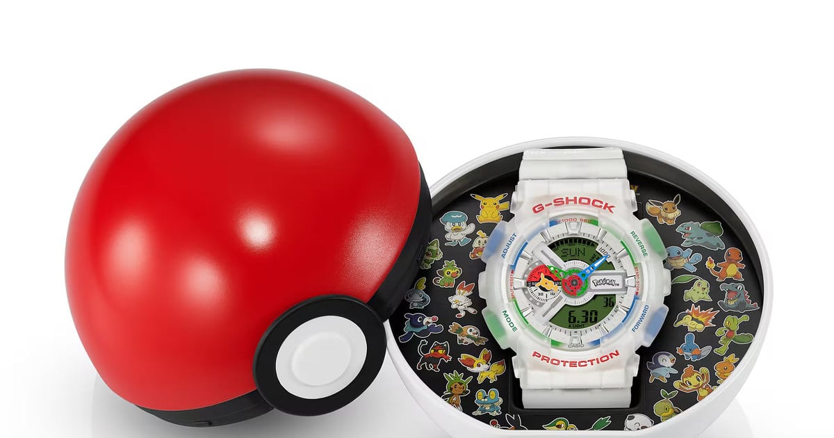 カシオがG-Shock×ポケモン30周年記念モデルを発売：モンスターボール型
